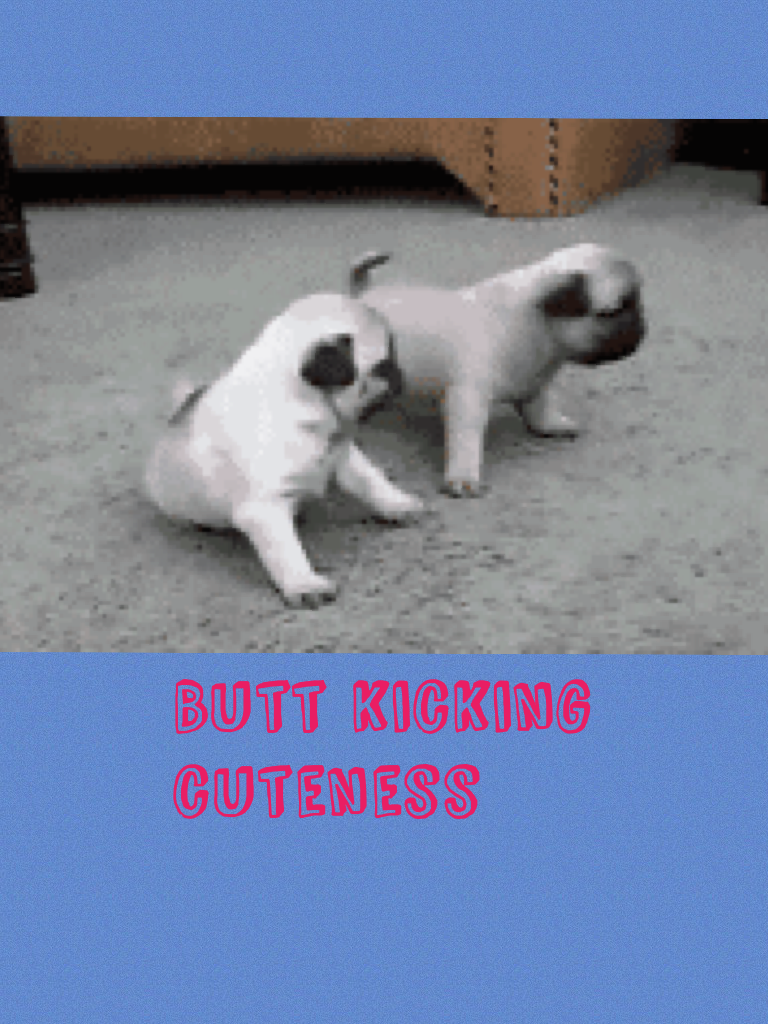 Butt kicking cuteness