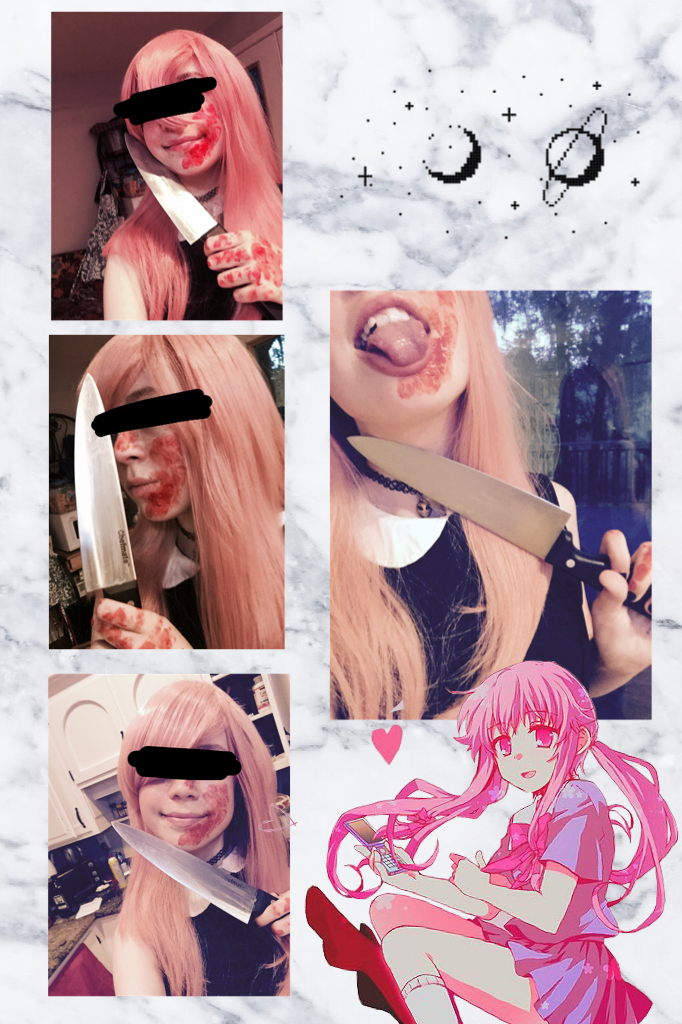 🔪🔪Casual Yuno Cosplay🔪🔪
I might take these down later so enjoy while they last :> 
Also the anime club ((which I joined today)) will let us cosplay for yearbook pictures which I'm really excited about o(^0^)o