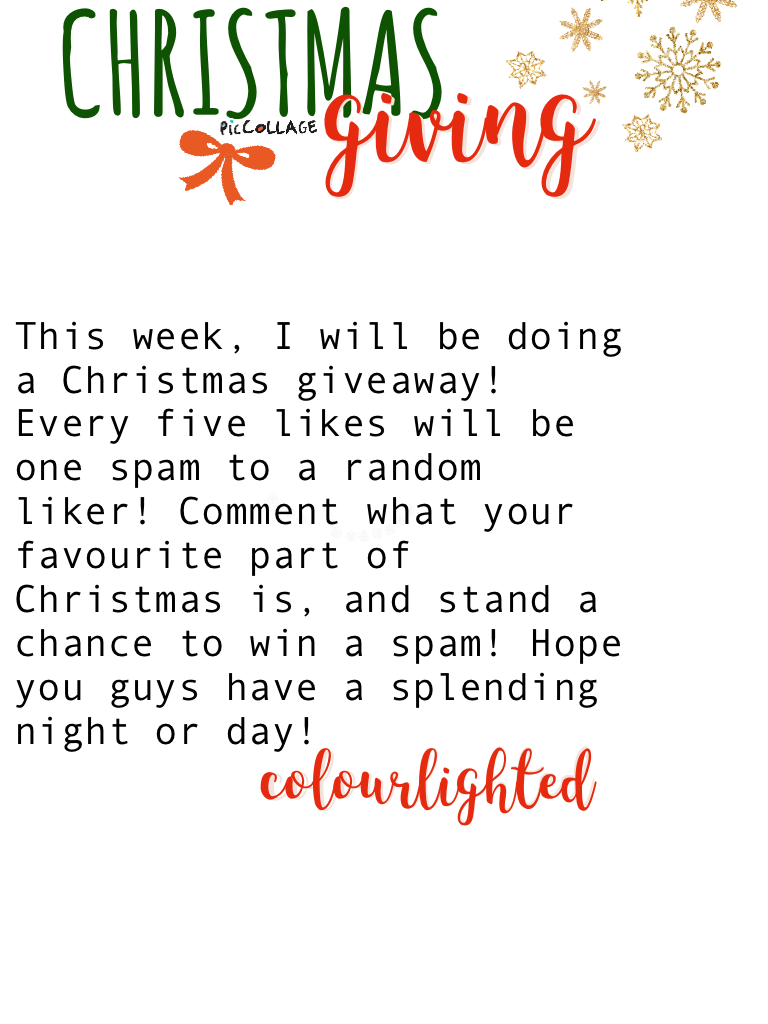 GIVING FOR CHRISTMAS! 💓🎄
