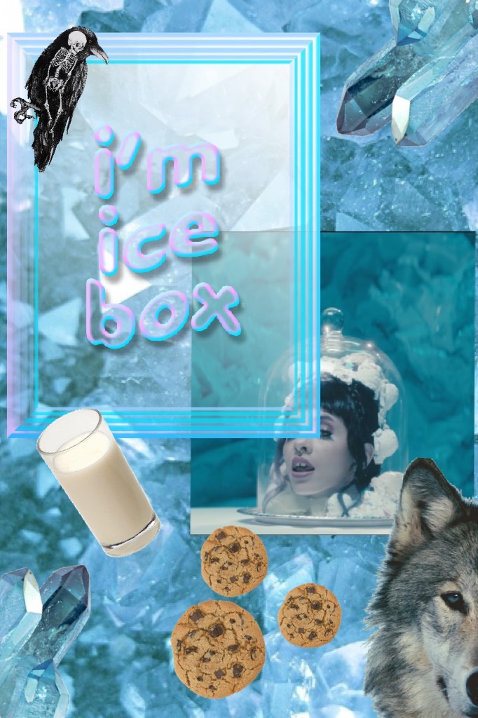 Milk and cookies inspired collage