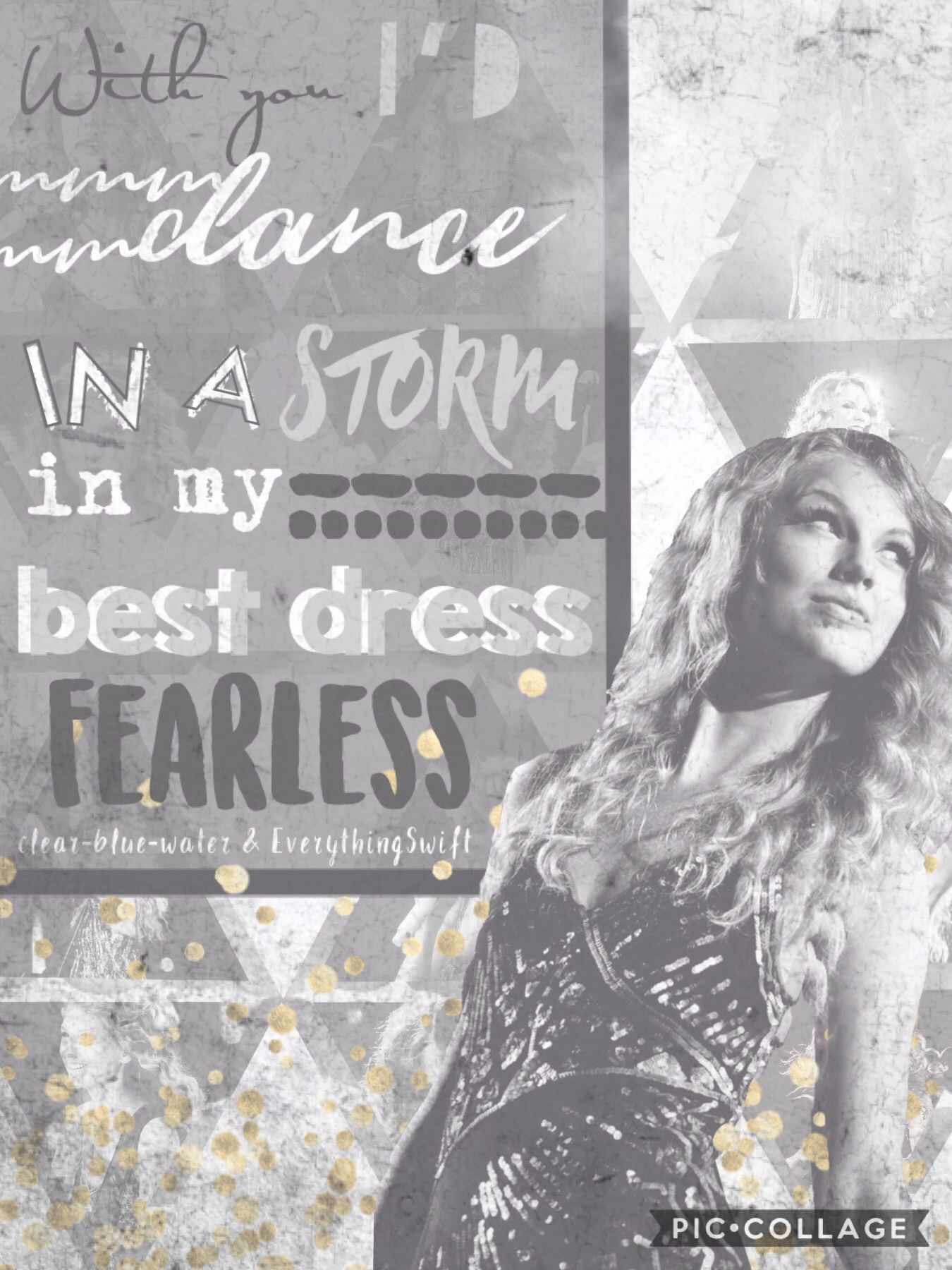Collab with the fabulous...
EverythingSwfit for the 10th birthday of Fearless. I know it was technically last Sunday, but we were a little slow making it. it did BG and quote and she did pngs and text.
QOTD: How long have you been a Swiftie?
AOTD: Since 2