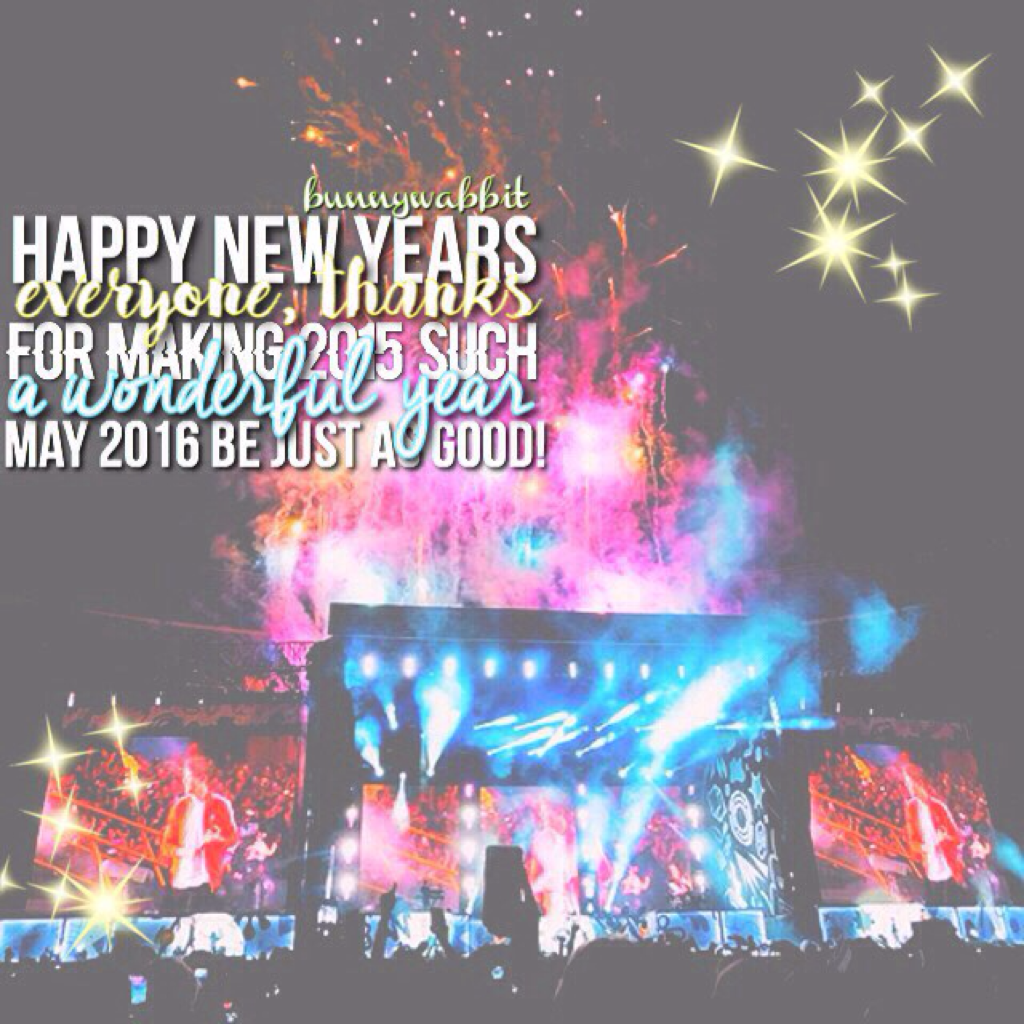 happy new years everyone!! 🎉💓⭐️ the bg is from a one direction concert 😍💦