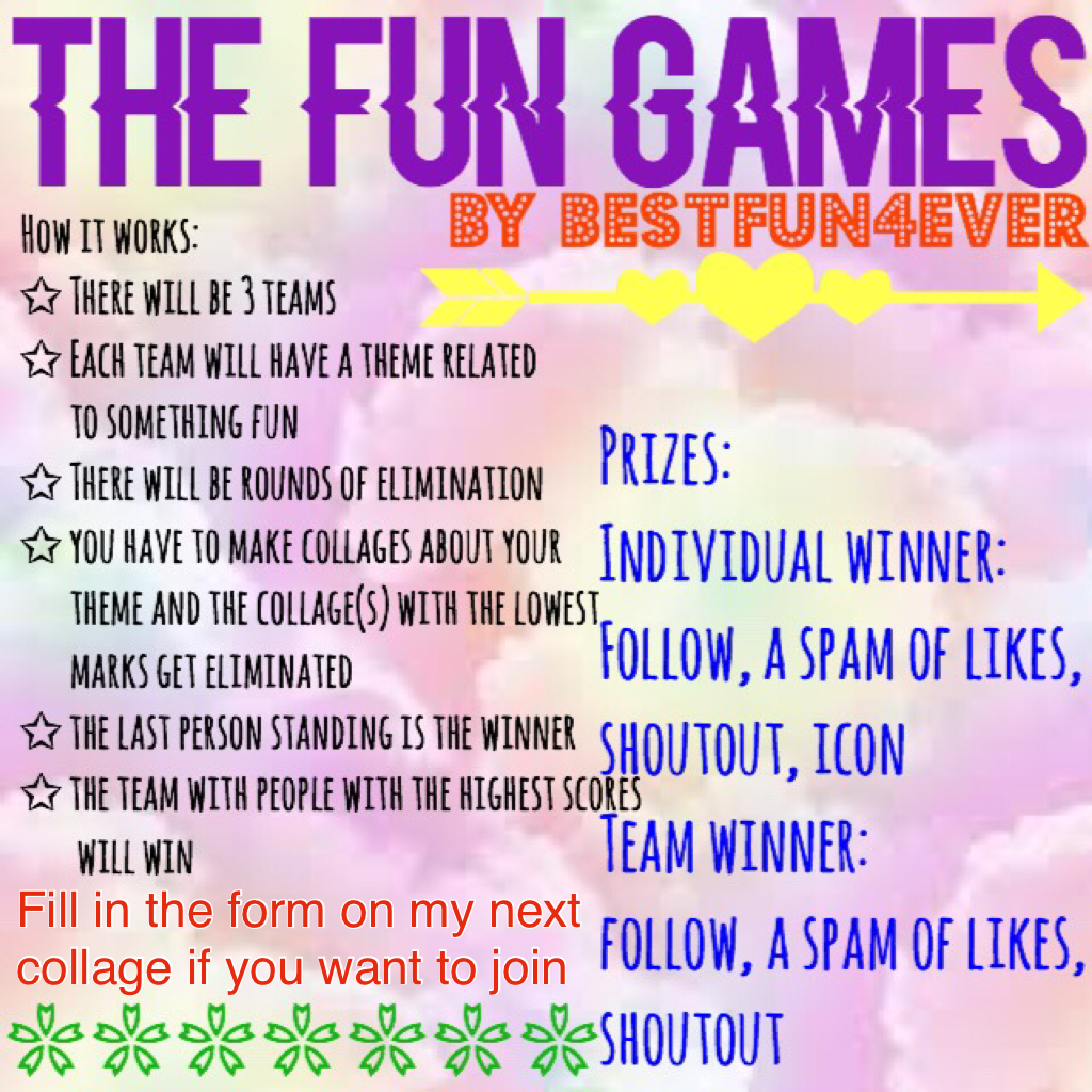 The Fun Games - How it works and prizes 