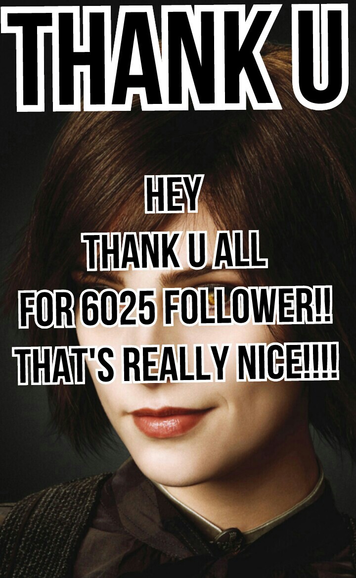 Hey
Thank u all
for 6025 follower!!
That's really nice!!!!