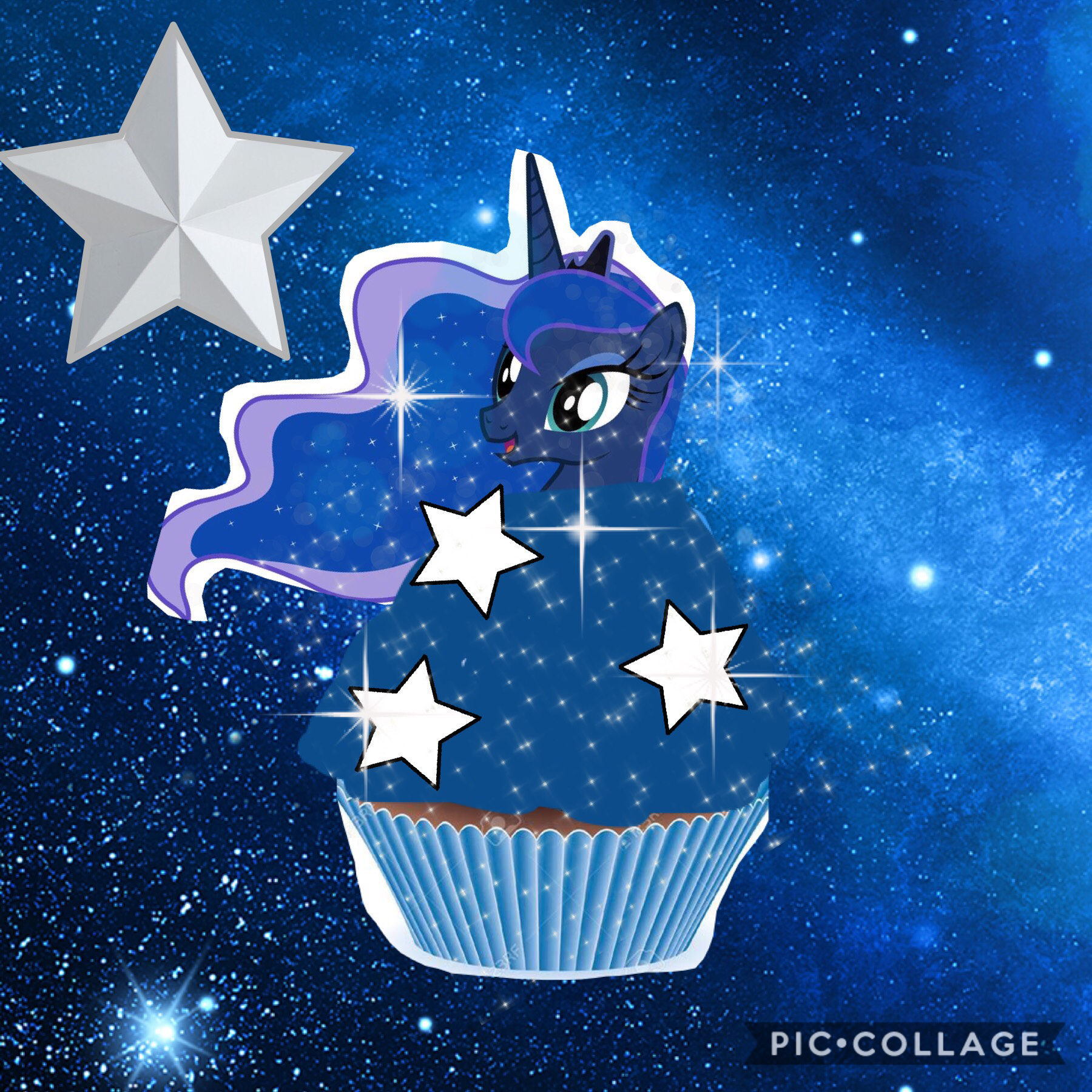 My Luna cupcake 💙🤣