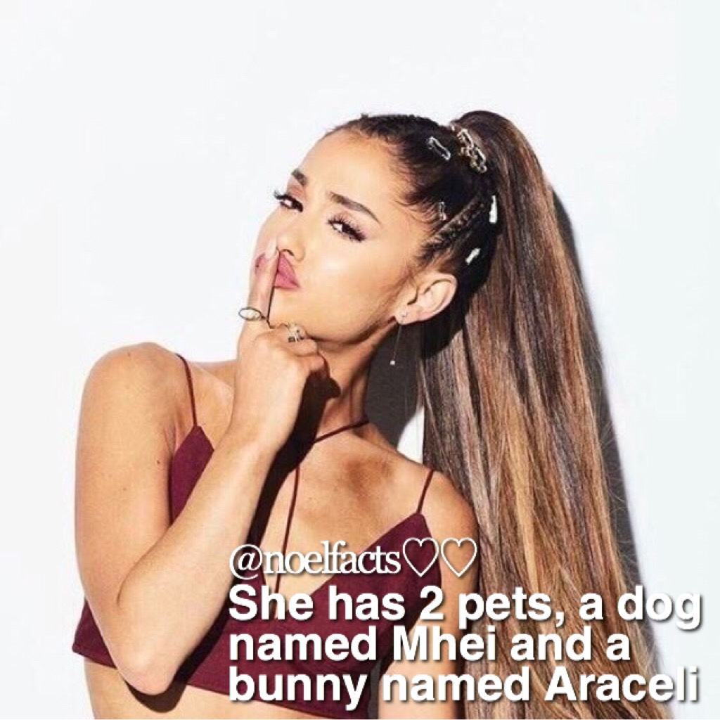 her pets names are so cute 😍😩 imma start posting daily sorry for not doing that lately 😬💜💕what are you're pets names? 🐰🐶 