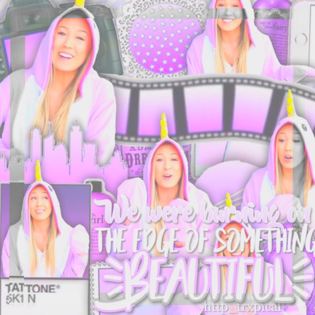 ❄️Click❄️
A kind of new type of complicated edit... where the overlays are bigger and I've started using the black and white border thing!😁 Credit to Copperfun11_tutorials for the purple overlays💜💜 My last complicated edit theme you guys likes me so I'm d
