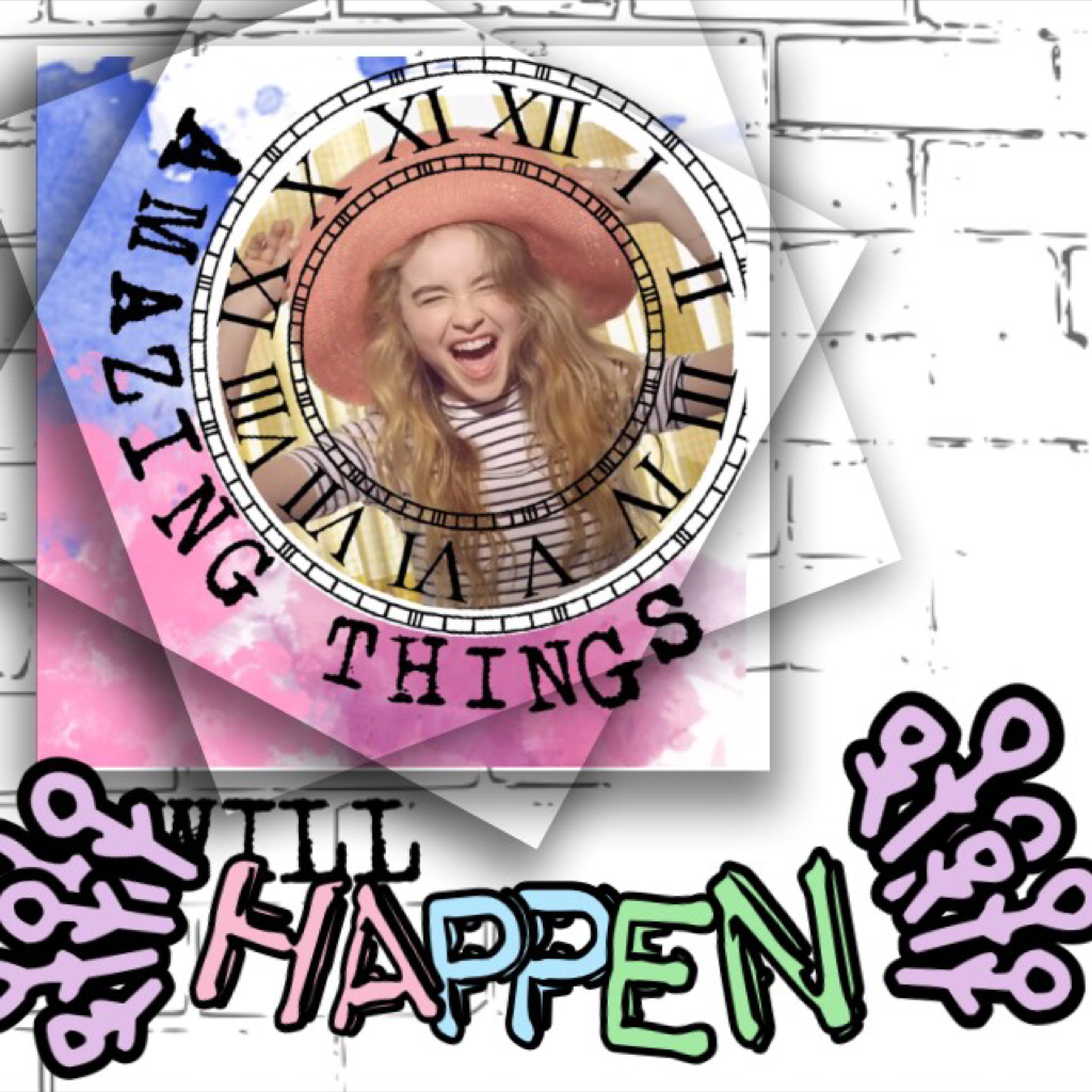 It's Wildflower-edits! 💖  I love Sabrina carpenter so much :) she is so awesome and funny 