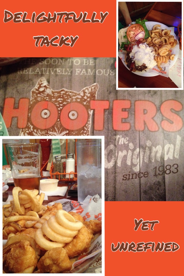 Guess where we went for dinner tonight!!! @Hooters #YUM 😃