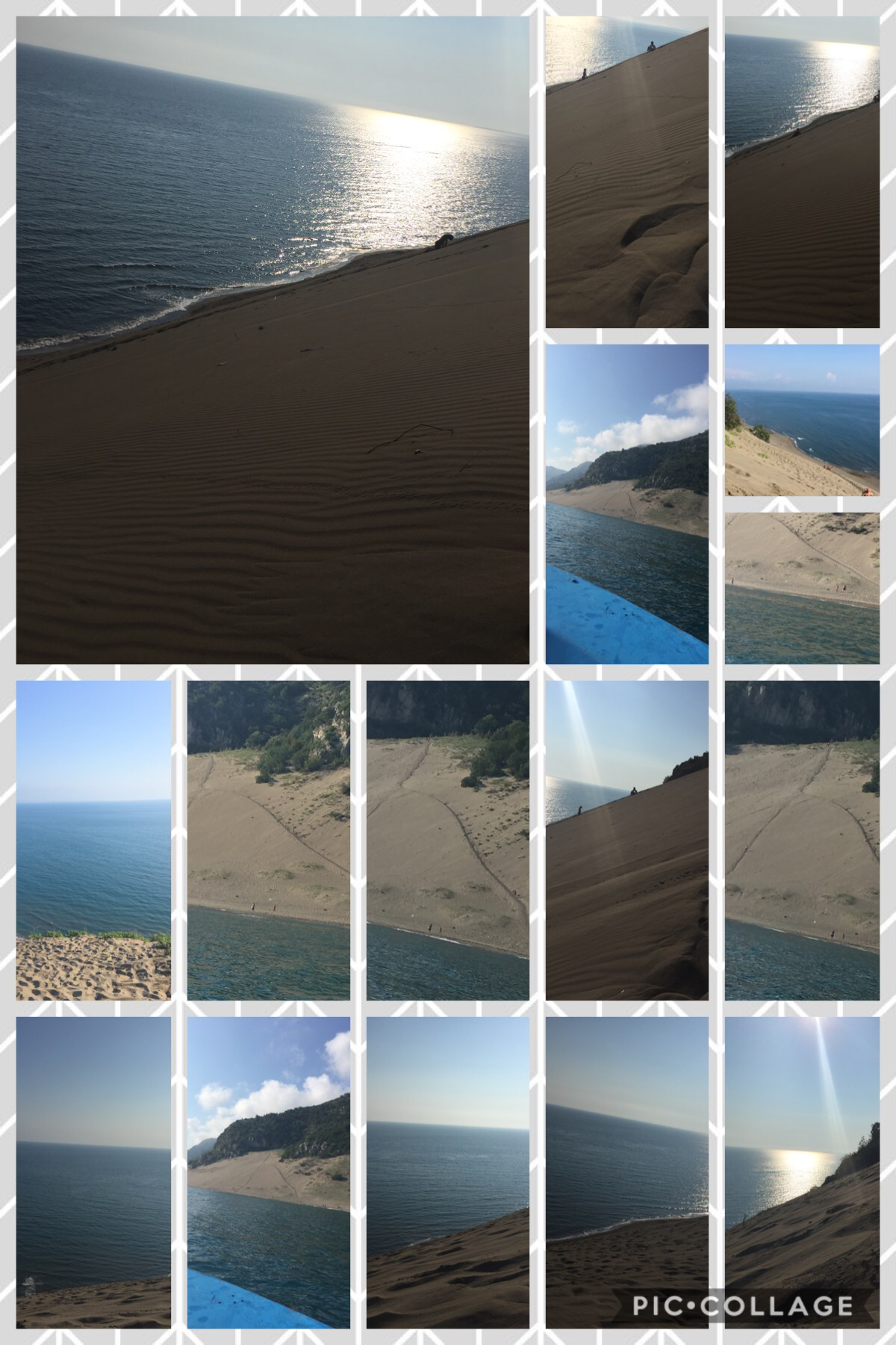 Massive sand dune I climbed 😱😂