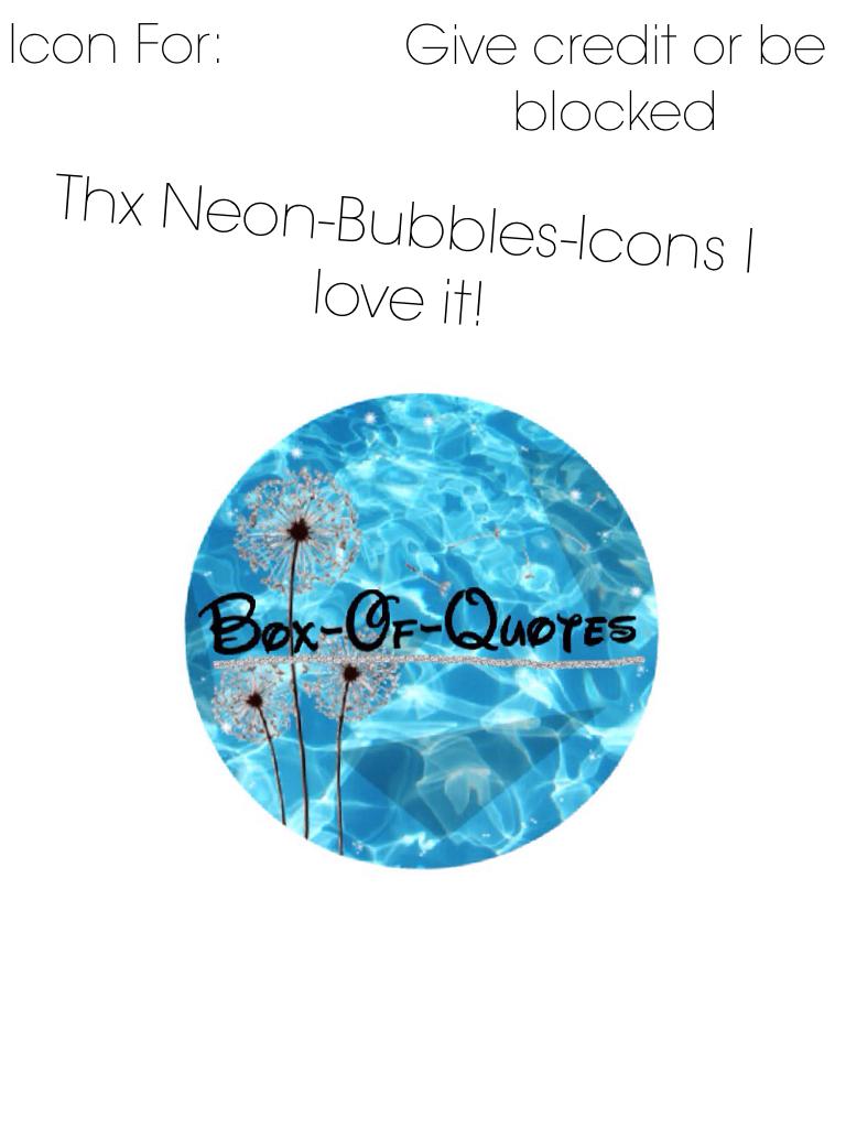 Thx Neon-Bubbles-Icons I love it!