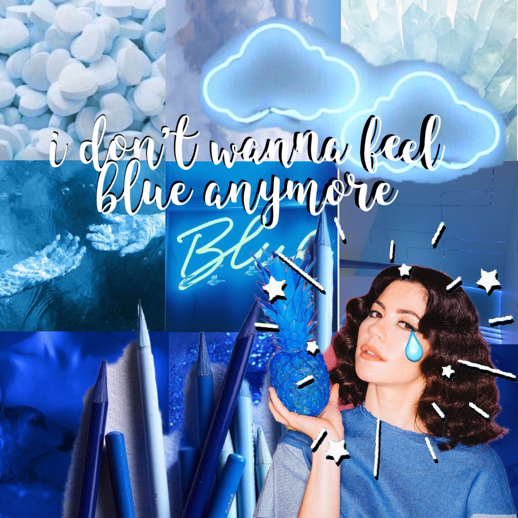i don’t wanna feel blue anymore💙🌧
