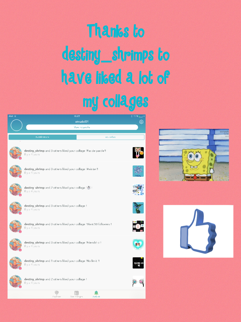 Thanks to destiny_shrimps to have liked a lot of my collages