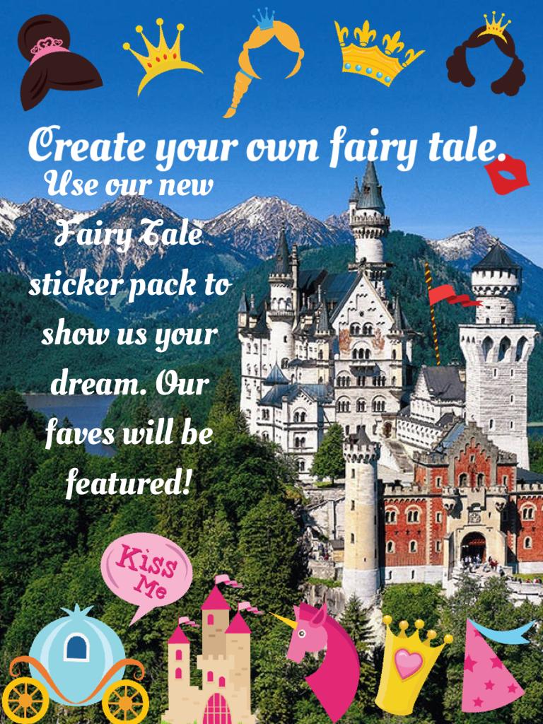 Create your own fairy tale with our new stickers! 👑🐸🏰