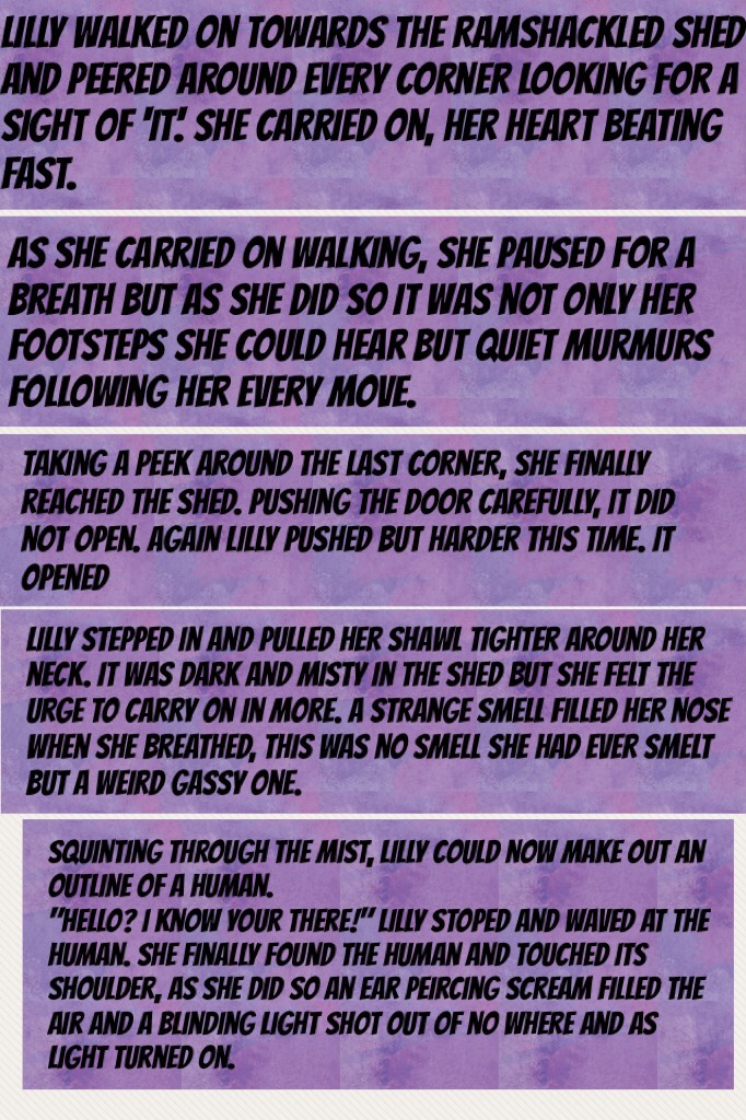 Page 1 of my creepy ish story