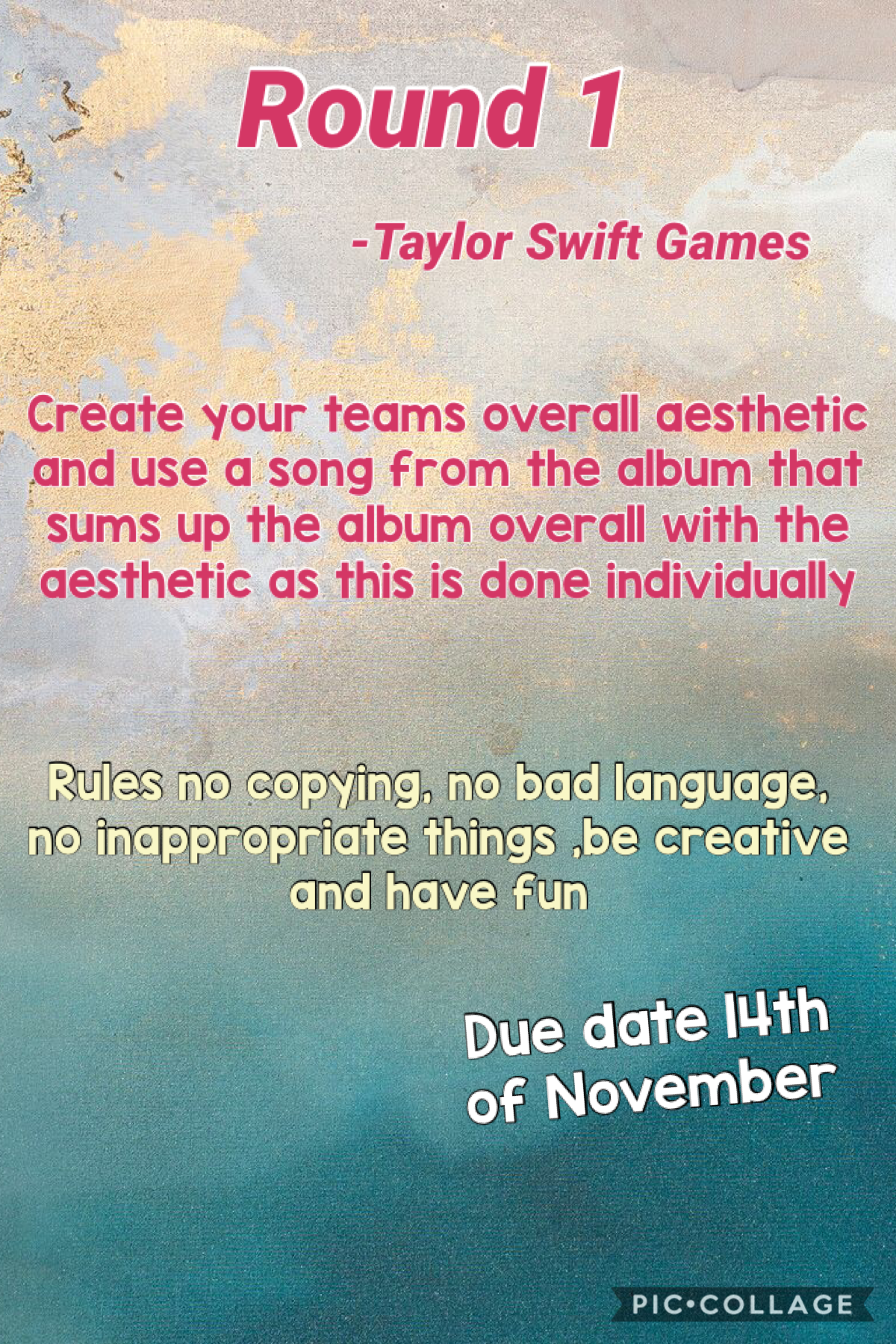 Round of the Taylor Swift games
