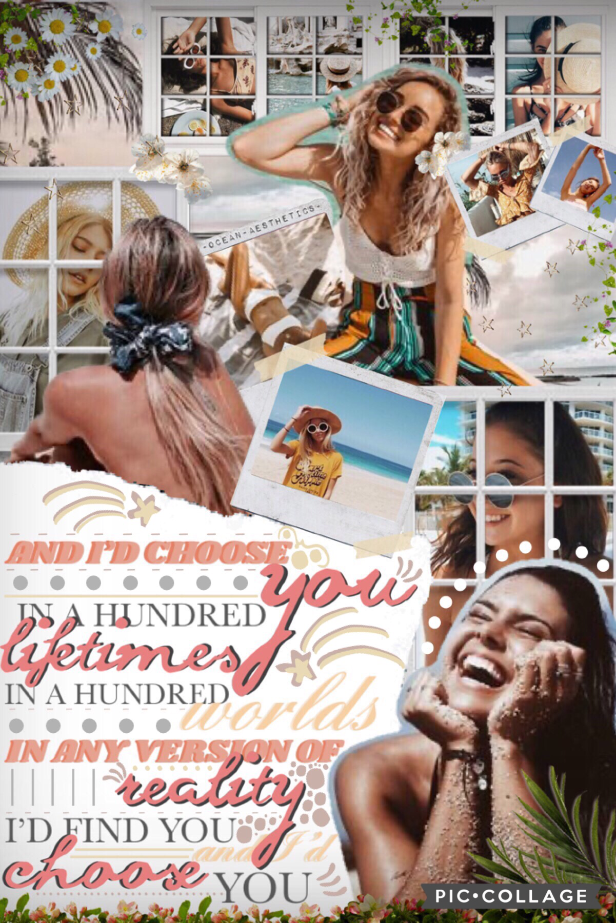🥥-18/3/2021-🥥
Haven’t posted in a good bit but this is the first collage I’ve made in a while that I’ve actually put some effort and time into bahaha. Inspired by the lovely @meandmeonly and it’s for @babyblu3-‘s contest! Beachy? Yes. Vintage? Hm I’ll let