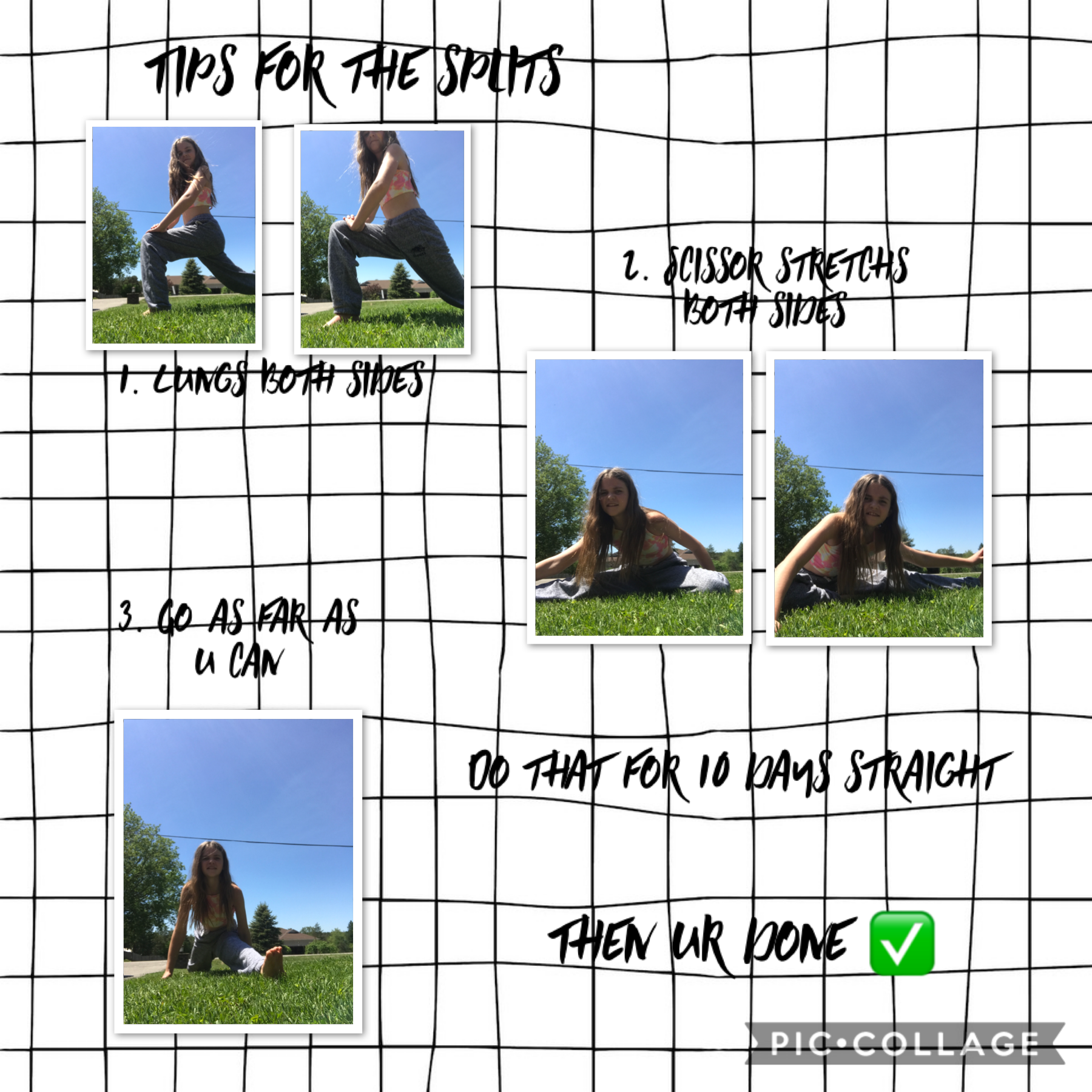 Tips for the splits