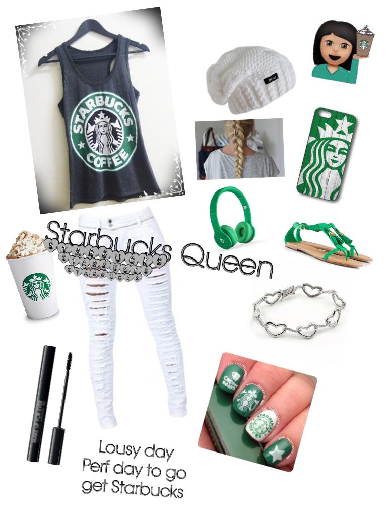 Starbucks Queen Outfit!☕️👸🏻👑 I was rly bored lol. 😝 Ik I'm so sry I haven't been posting at all just got rly busy but ya Ill try to keep posting again. 😱😬😁😉😊💕 Luv u all babes! Enjoy the day! 💖😊💕😘👌🏼