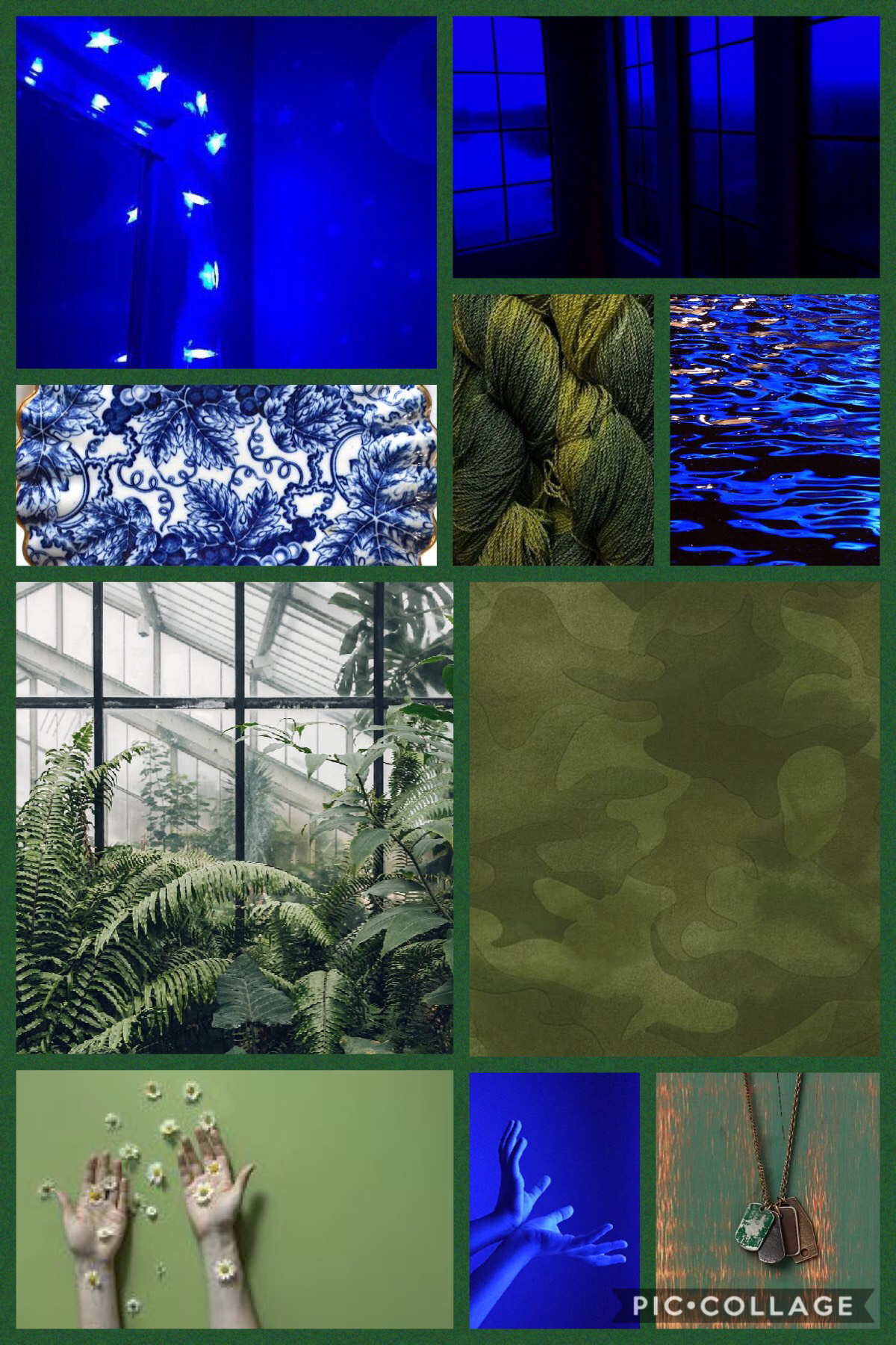 Blue and green aesthetic💙💚💎🔋