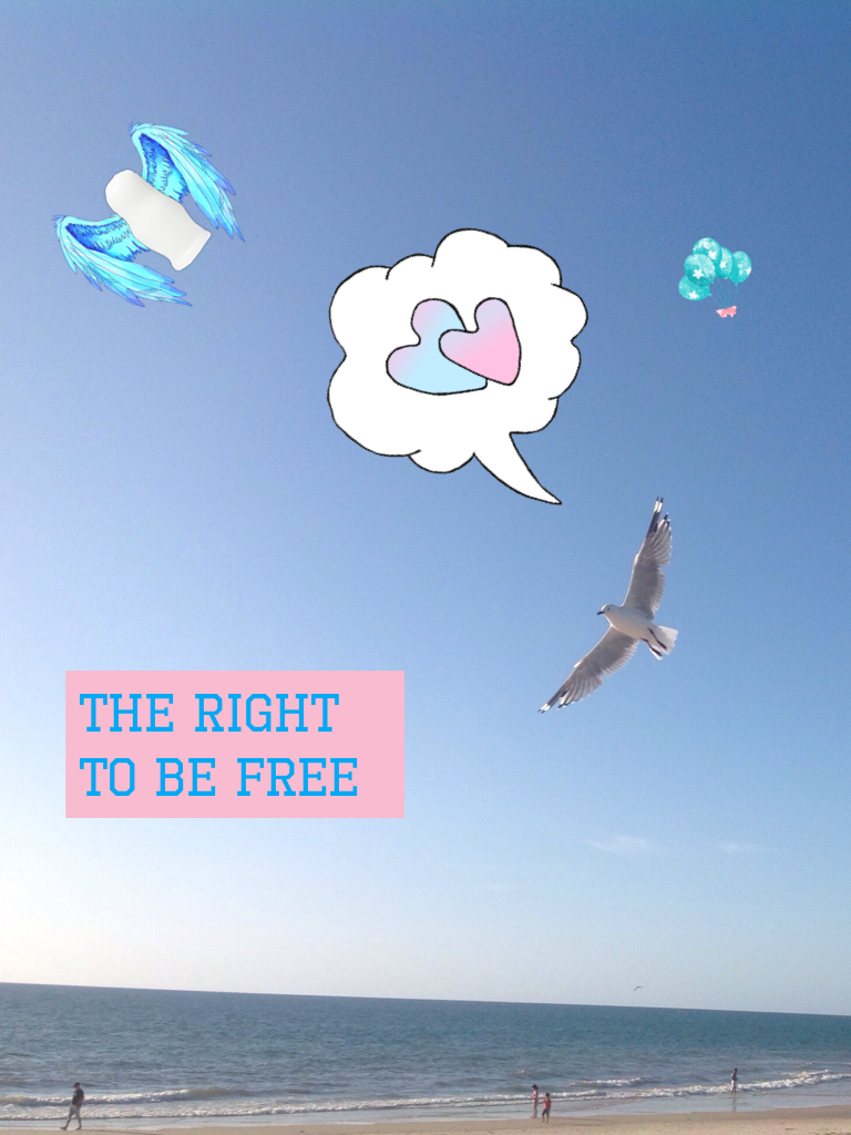 The right to be free 💙💙