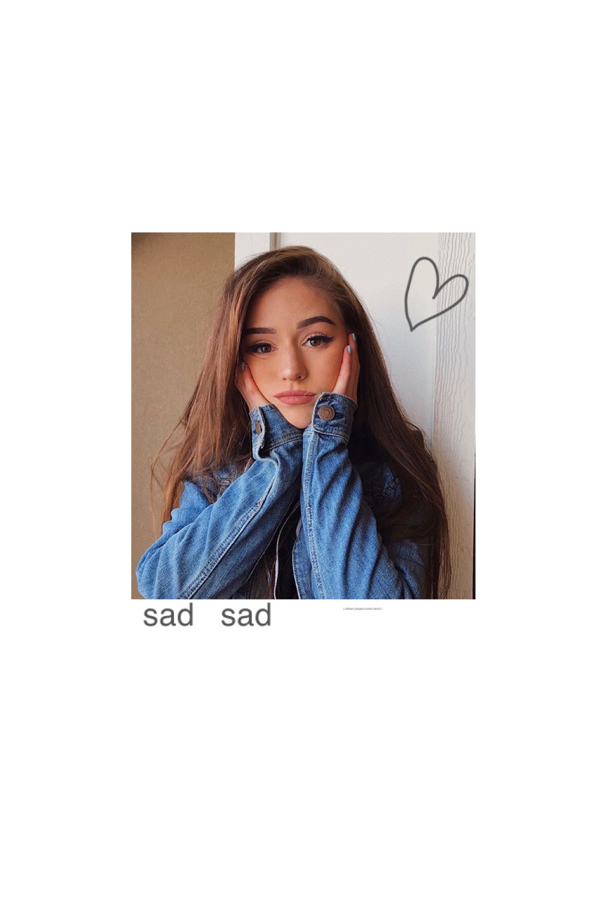 sad girl ):