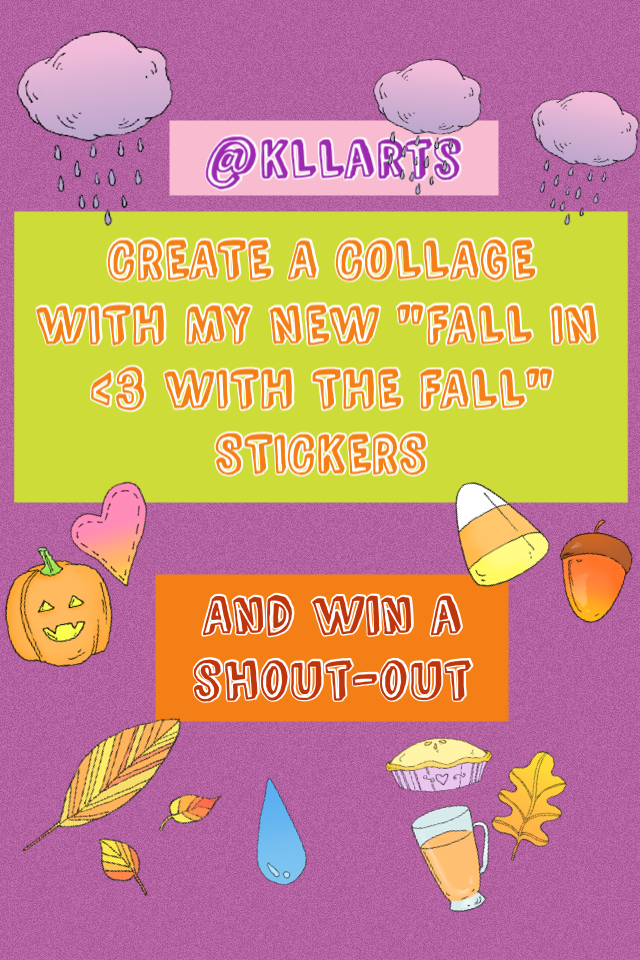 MAKE A COLLAGE WITH MY NEW "FALL IN ♥️LOVE WITH THE FALL" and WIN A SHOUT-OUT