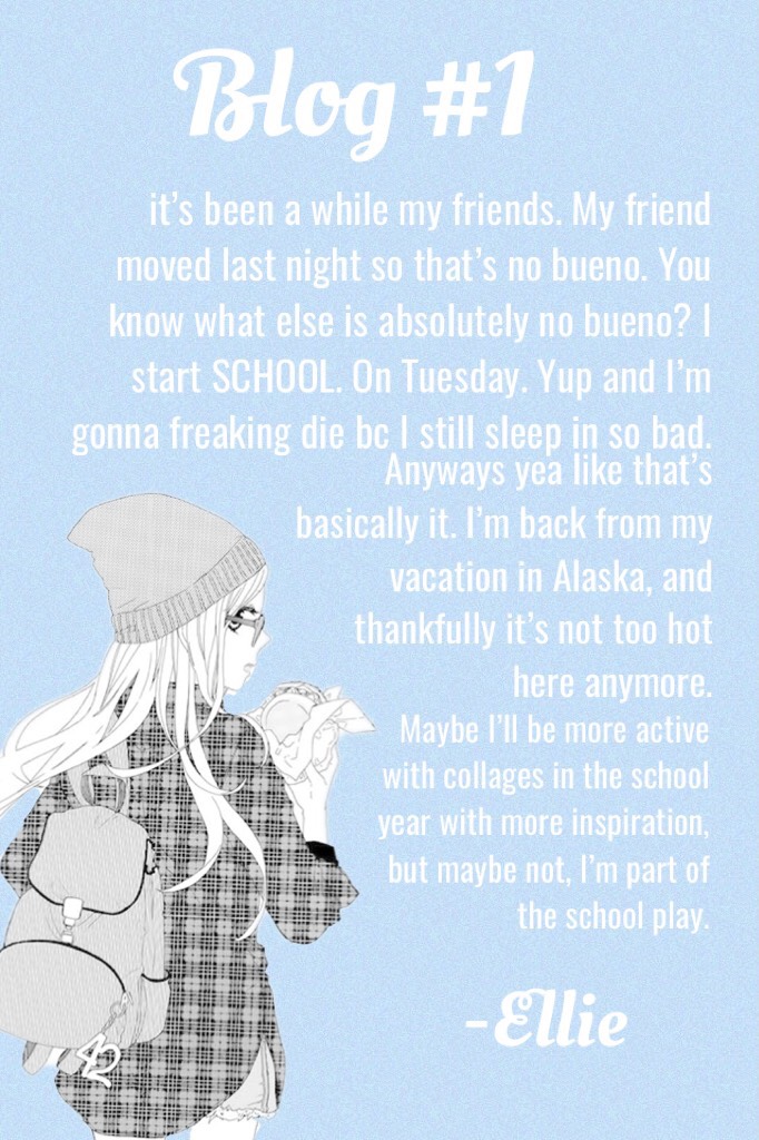 Blog #1 8/26/18 I think I’ll do these on sundays or something. Ugh school on Tuesday so imma party hard tomorrow. Bye bye fir now 🌲 (HA that was funny)