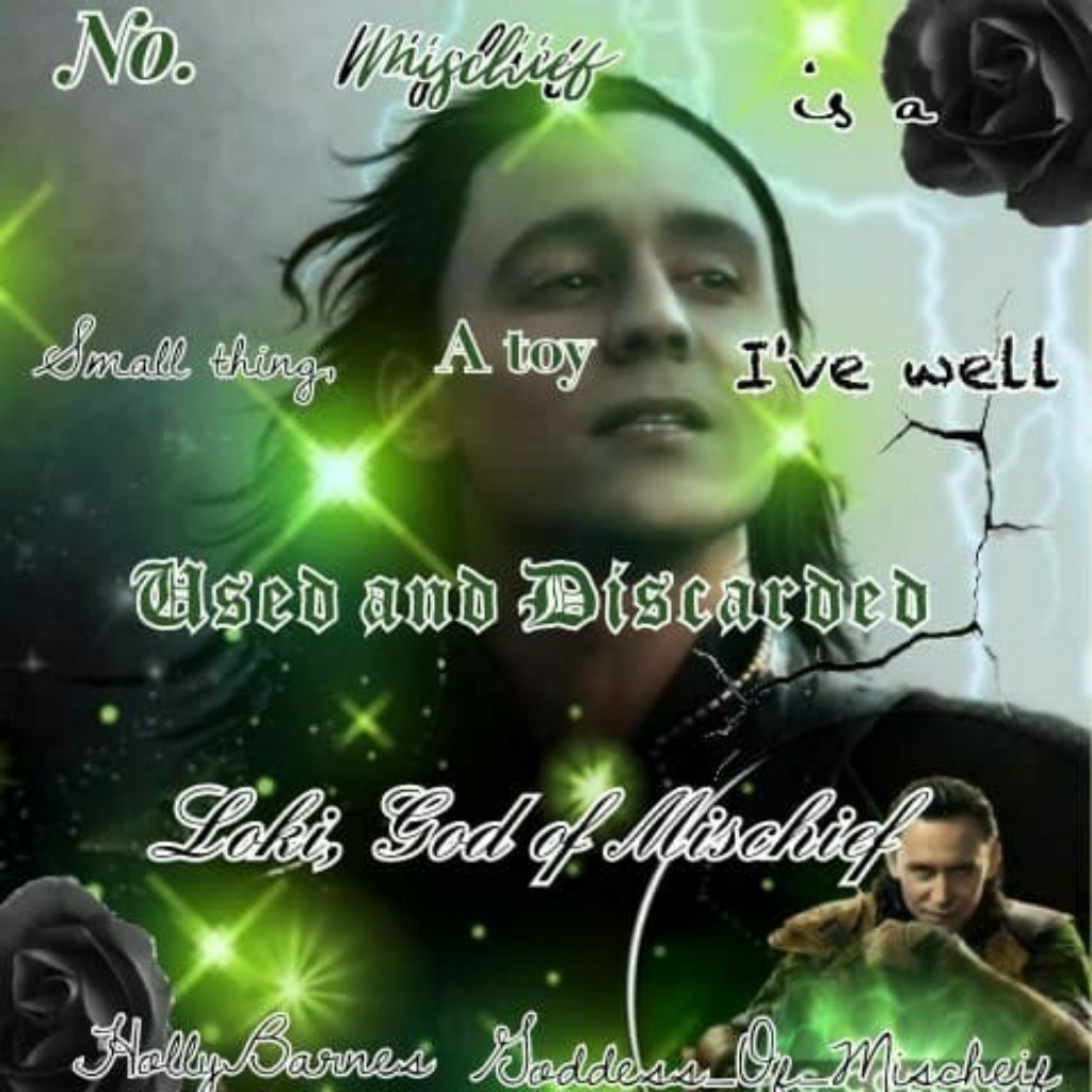 collab with the talented......
HollyBarnes!!!

I give you the God of Mischief.



Had fun Holly!! 💖💖