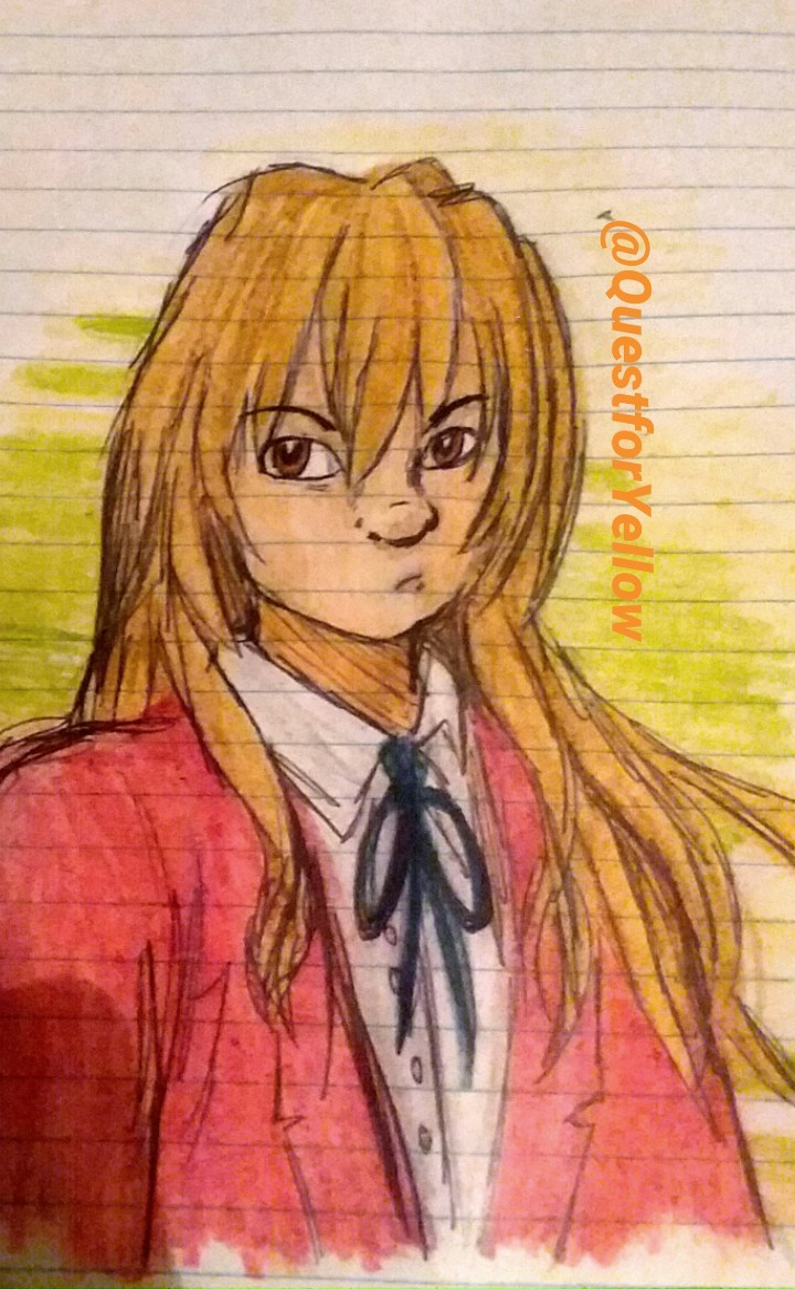 Anyone else seen Toradora! ?  It's the only anime I'll ever watch. It's great. This one, Taiga Aisaka, is intense.