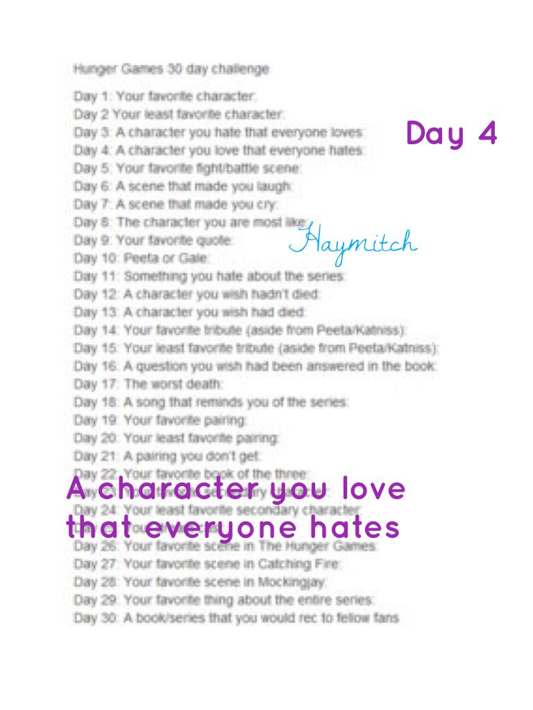 Day 4! Sorry I have not posted in a while I will make it up tonight!