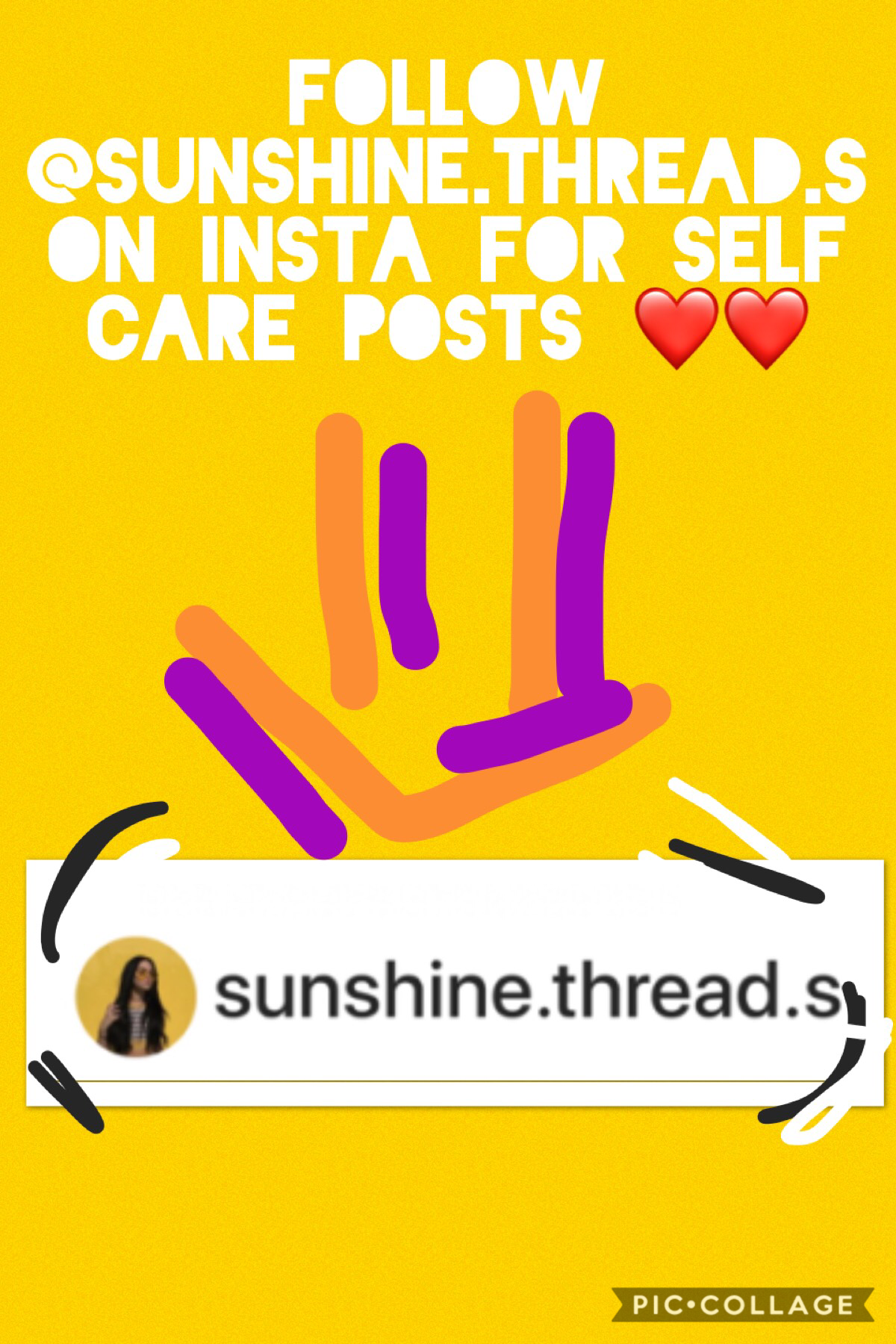 Please guys follow this amazing account on insta called sunshine.thread.s it will mean the world to person behind this amazing account thanks❤️❤️