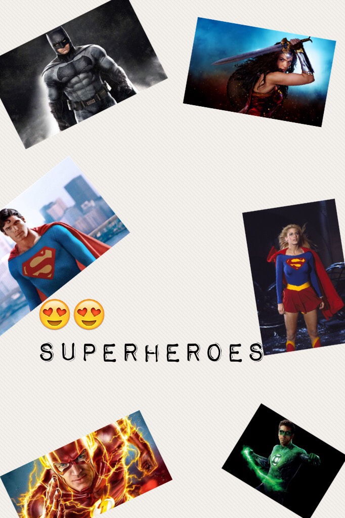 😍😍 superheroes

