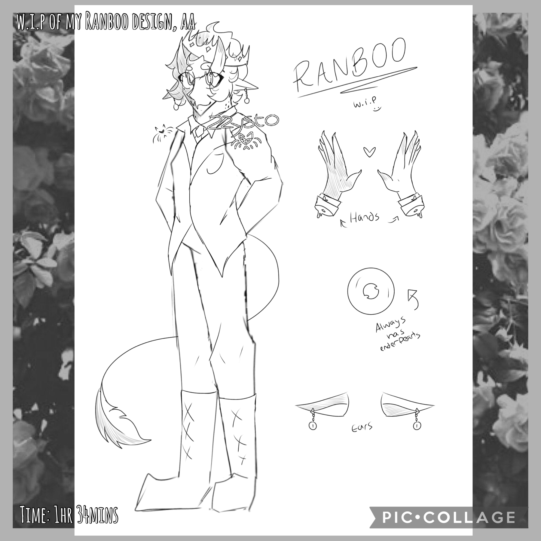 ✨Tap✨
w.i.p of my Ranboo design! He’s very complex, which is why I’m making him a ref :’)
anyway I drew this and have almost finished linearting in a day plus online school with lots of writing so gAK my hand hurtS- rip hand 