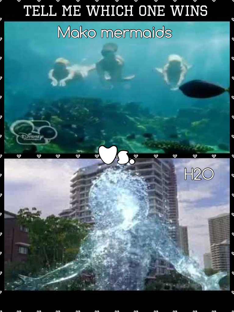 Mako mermaids or h2o
