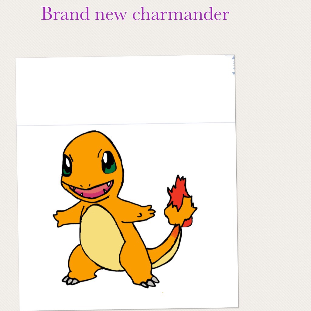 Brand new charmander