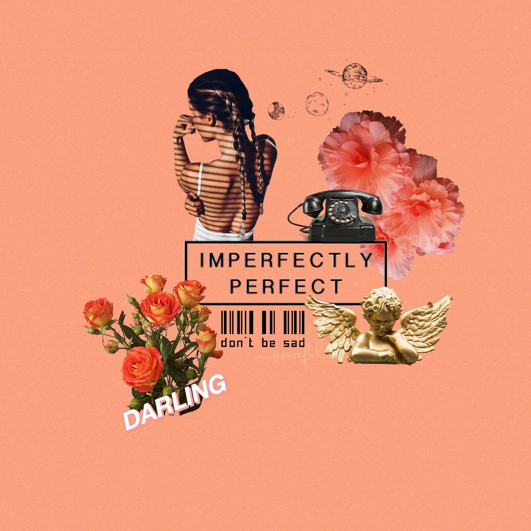more of a simple design. this is my first attempt at minimalistic collages. might delete. love ya'll! tell your friends I'm back 💕💕💕