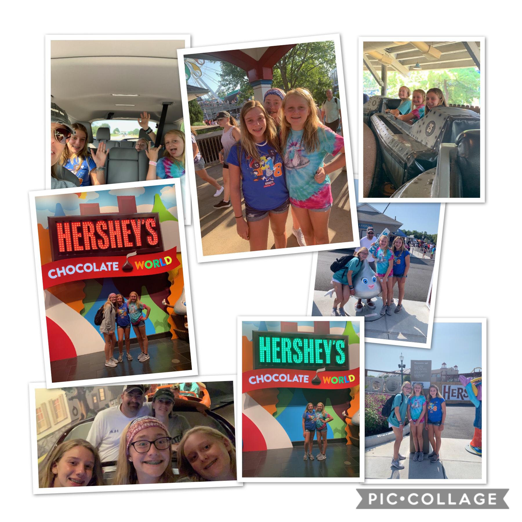Fun at Hershey with my step family 