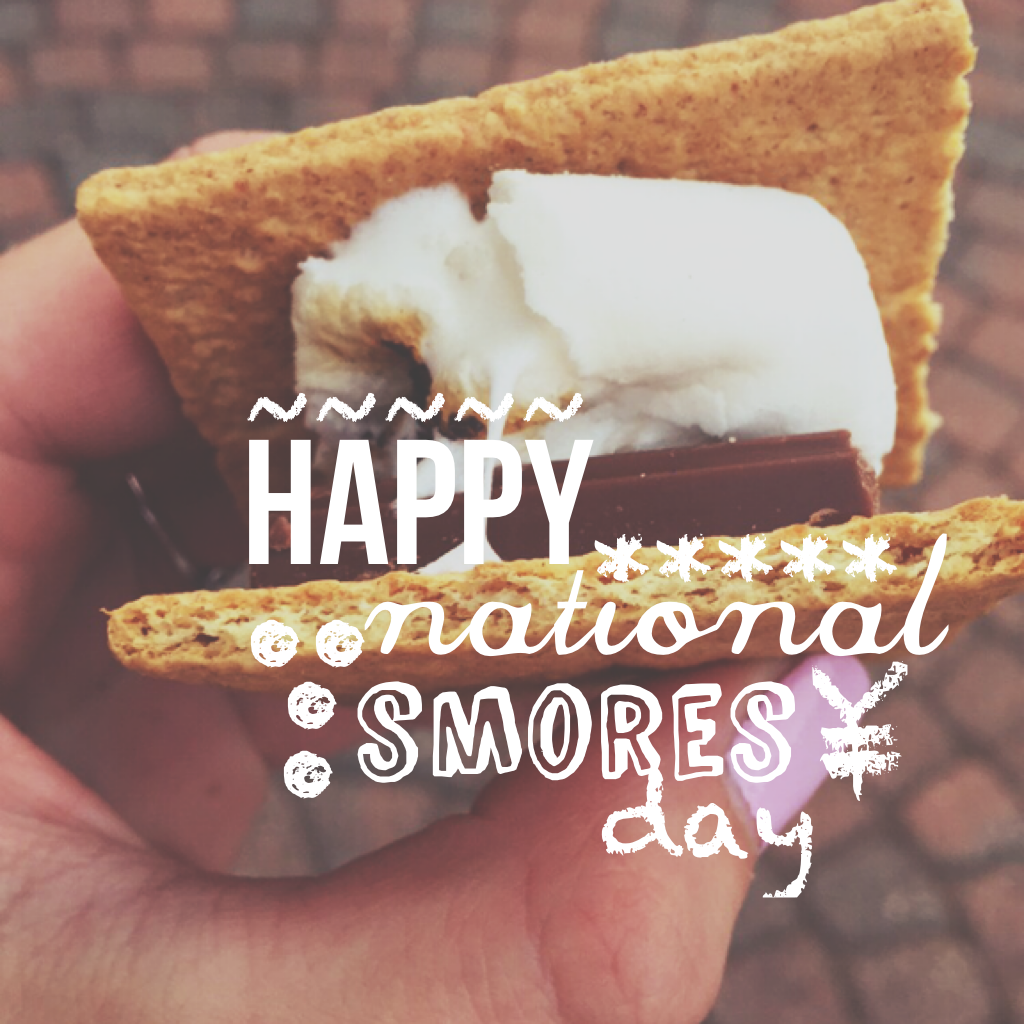 H.N.S.D (Happy❤️National❤️Smores❤️Day)