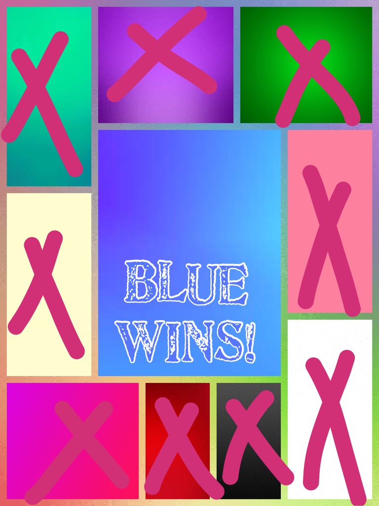 Blue Wins!  Thanks for playing my color game