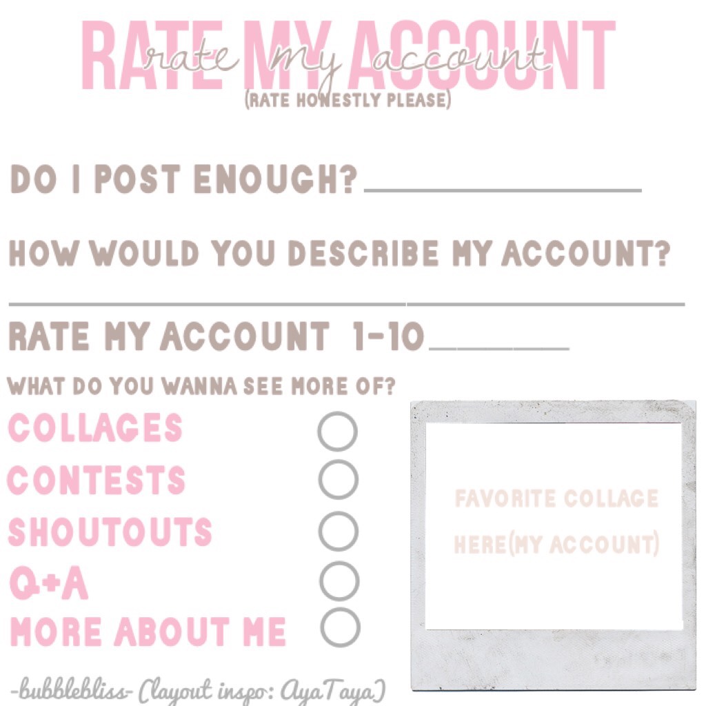 🌸Rate my Account honestly please🌸