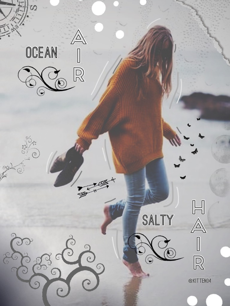 Ocean air salty hair (tap)
Needed to catch up on collages so a little quickie for today