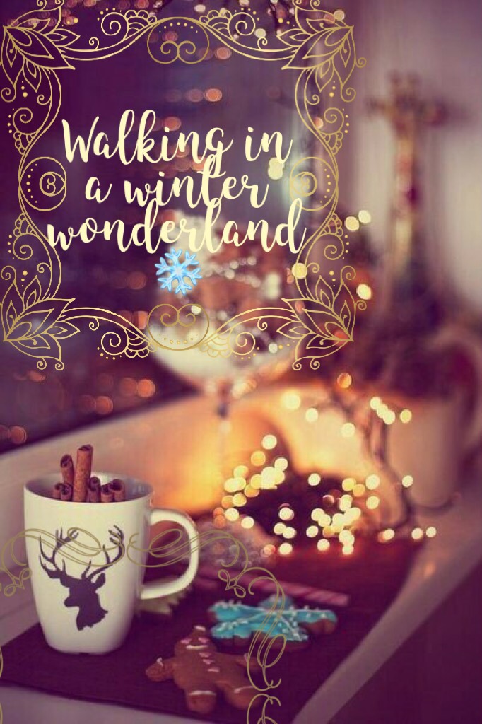 Walking in a winter wonderland ❄️