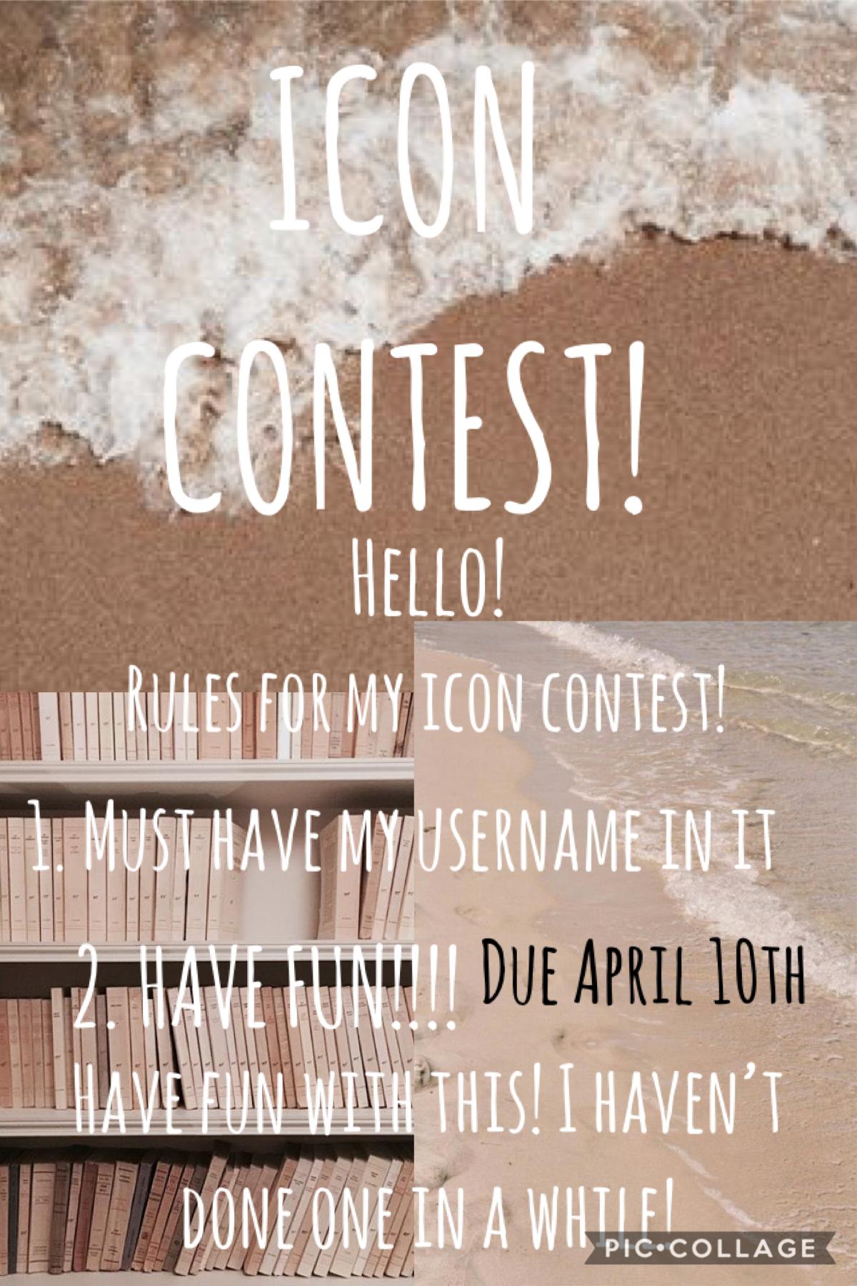 Icon contest!!
I haven’t done one in a while and if I did no one did it. lol but I’m trying again!! Okie so like it says It has to have my username in it and Have fun!!!! It’s also due APRIL 10TH idk if that’s too long, whoever creates the best icon for m