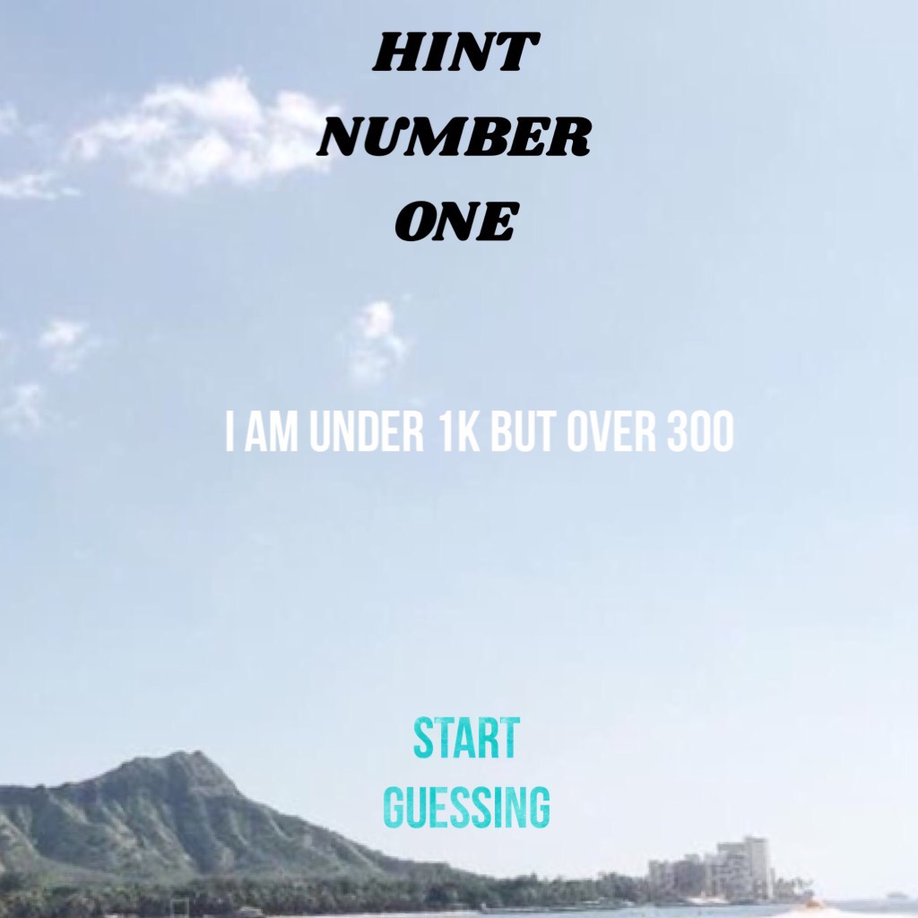 START GUESSING inspired by fangirl 
