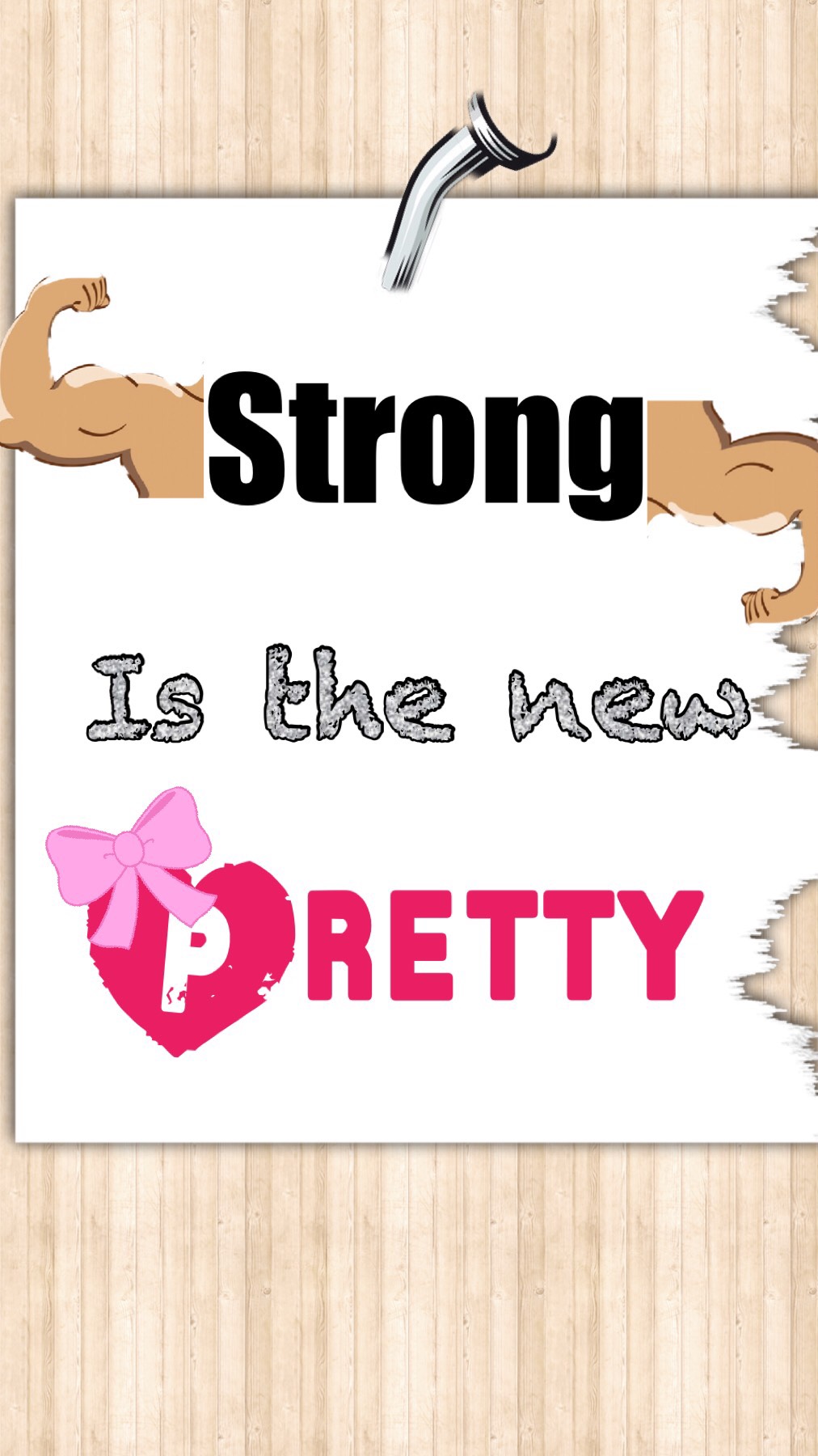 Strong is the new pretty. 👍🎗🎉🎉