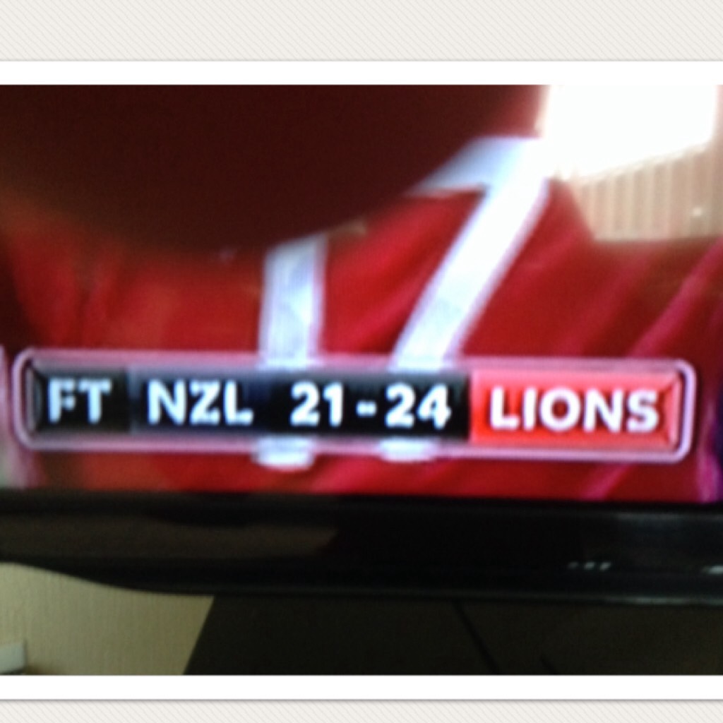 YESSSSS!!!!! Well done British and Irish Lions. Bring on Eden Park!!!!!