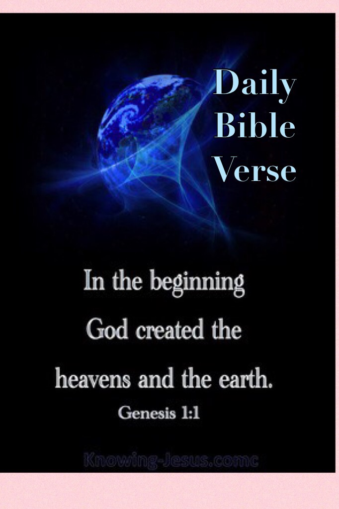 Daily Bible Verse-Genesis 1:1