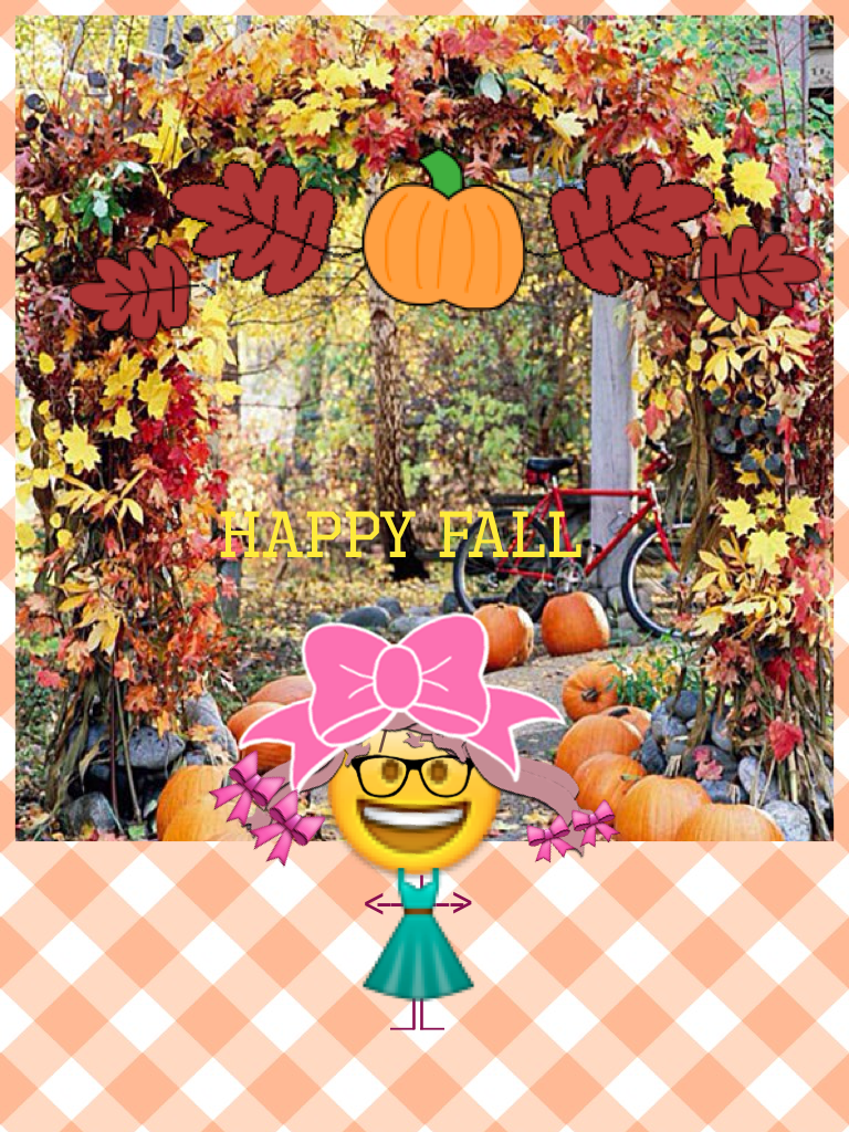 Happy fall everyone !