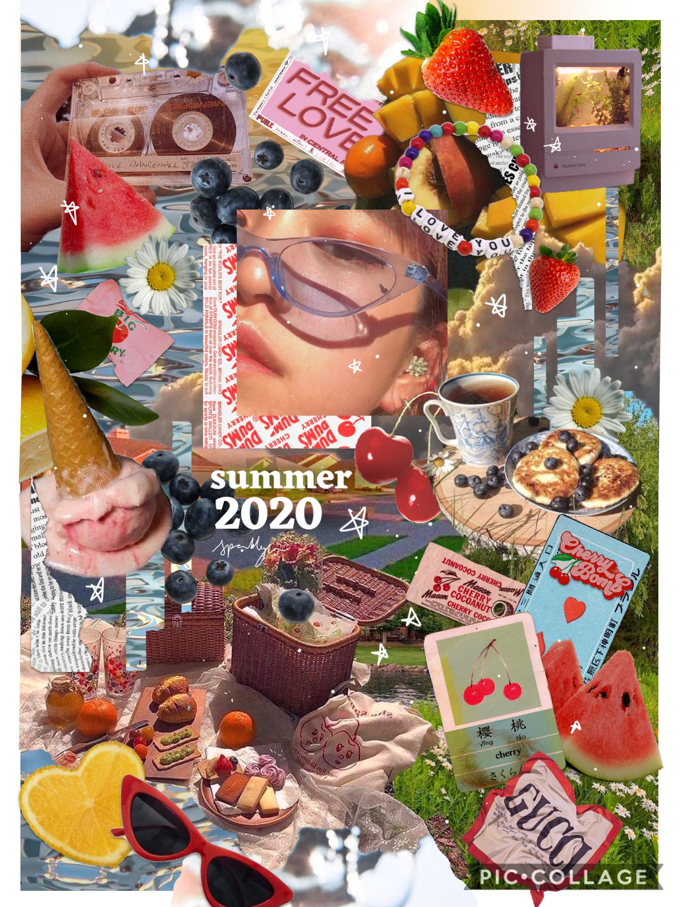 I made this for all the summer contests that I just now realized all ended 🙂. Lol this collage is a lot brighter in color than my past collages. Hah hopefully it doesn’t stick out like a sore thumb